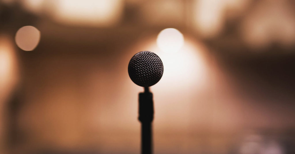 mic and public speaking