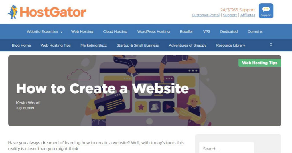 blogging platform site example