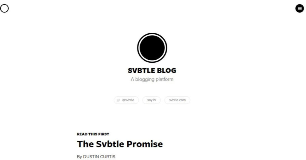 blogging platform site example