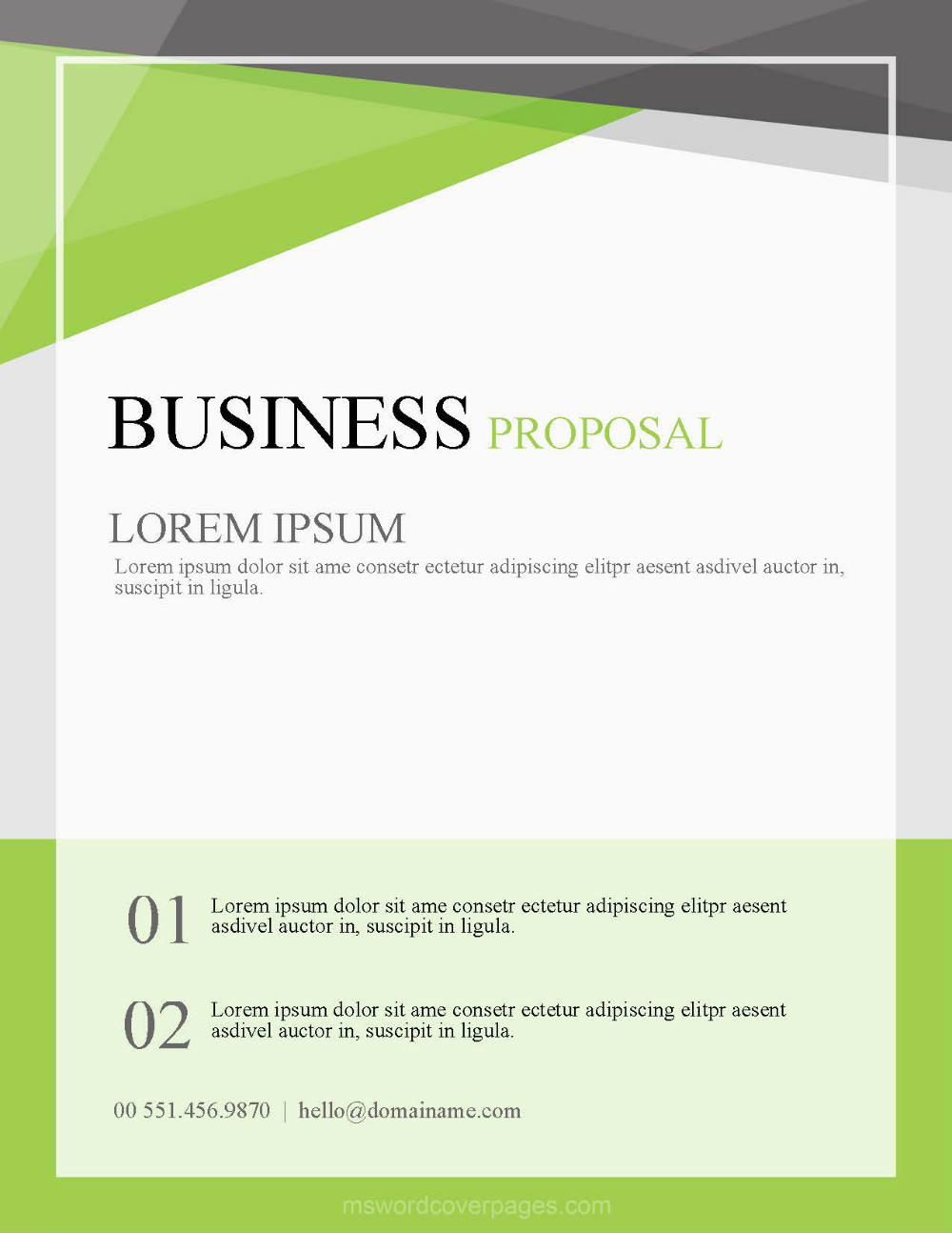 example of a business proposal title