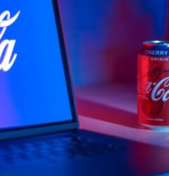 laptop and coke